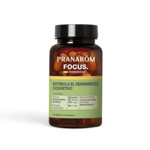 PRANAROM AROMABOOTS FOCUS 60 KAP. ERRENDIMENDU KOGNITIBOA ESTIMULATZEN DU
