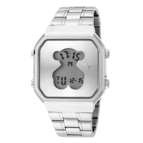 Reloj Digital Tous D-Bear SQ de Acero