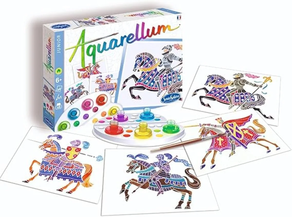 Aquarellum - Caballeros medievales
