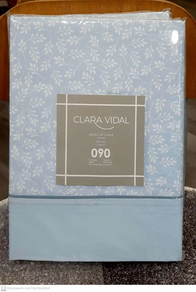 Sabana cama 90 ramas Servel azul Clara Vidal