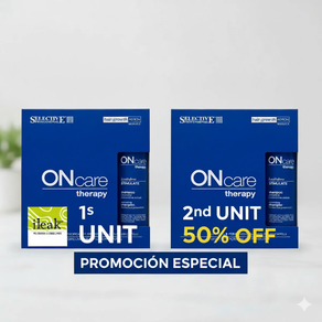 Promoción 2º und. al 50%  Anticaída On Care Estimulante + Champú de REGALO