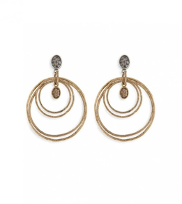 Pendientes PLATADEPALO Woman Sri Lanka zirconitas