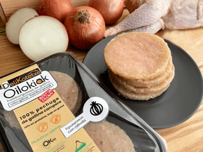 Oilokiak - Hamburguesa de gallina con cebolla