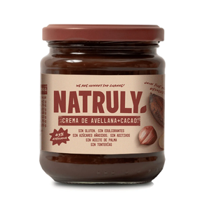 Crema Cacao Avellana 285 gr., Natruly 