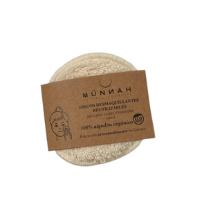 discos limpiadores de algodón órganico