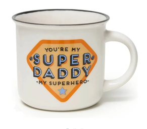 Taza de porcelana Super Daddy, de Legami