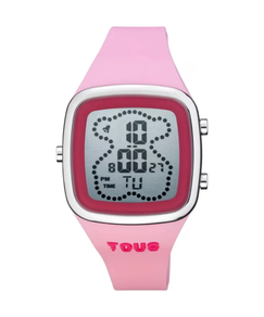 RELOJ TOUS DIGITAL  Soft Digital de acero con correa de silicona menta