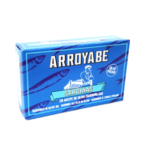 10-14 piezako oliba-olioko sardinatxoak (6 lata)