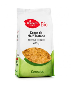 Copos de Maíz Tostado 400 Gr., El Granero BIO