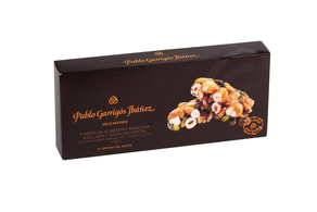 Turrón de Almendra, Avellana y Pistacho cristal 250 Gr. PABLO GARRIGÓS IBÁÑEZ
