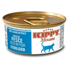LATA GATO KIPPY PESCADO MOUSSE STERILISED 85GR 