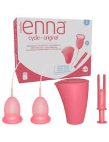ENNA CYCLE EASY CUP – 2 KOPA + APLIKATZAILEA + ESTERILIZAZIO-ONTZIA