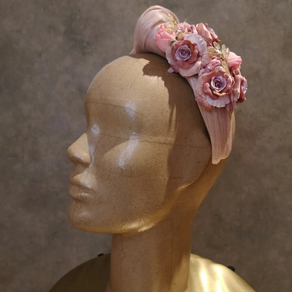 Diadema Rosa Flores