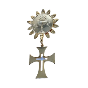 Medalla dorada de comunión