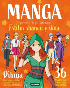 MANGA - APRENDO A DIBUJAR PERSONAJES ESTILOS SHONEN Y SHOJO