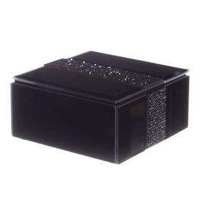 JOYERO DE CRISTAL NEGRO