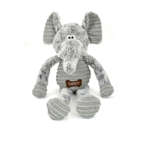 Peluche para perros elefante con sonido 37cms
