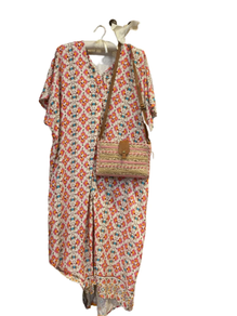 Vestido túnica estampado