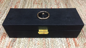 JOYERO SIMIL PIEL NEGRO