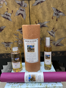 SET MIKADO CATALONIA: mikado, recarga de mikado, spray de coche y incienso- VAINILLA Y SÁNDALO