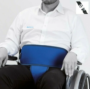 Cinturón perineal para silla de ruedas