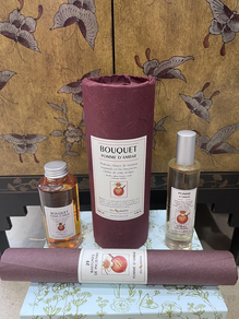 SET MIKADO CATALONIA: mikado, recarga de mikado, spray de coche y incienso- POMME D´ÀMBAR