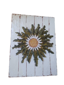 Eguzkilore con madera