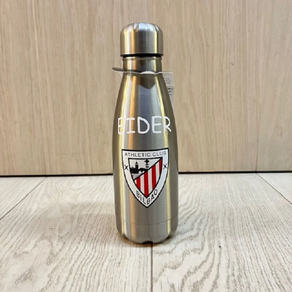 Botella Plateada Athletic Personalizada