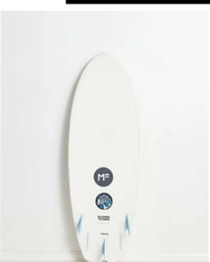 Mick F. Little Marley-Future 5'10 WHITE SURFBOARD