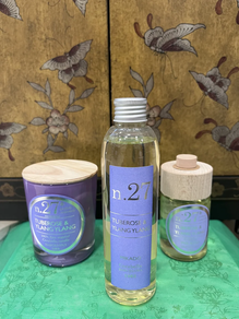 SET MIKADO CERABELLA: mikado, recambio y vela.- Tuberose & Ylangylang