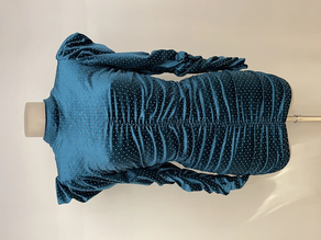 Vestido terciopelo tachuelas (azul)