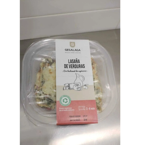 Lasaña de Verduras 350gr