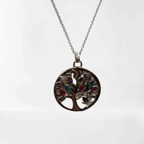 Colgante Lotus Silver  Arbol de la vida