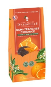 Gajo de naranja con chocolate