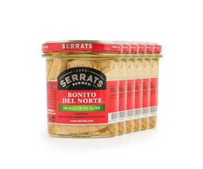 Conserva de Bonito del Norte en aceite de oliva 320g - 6 frascos - SERRATS