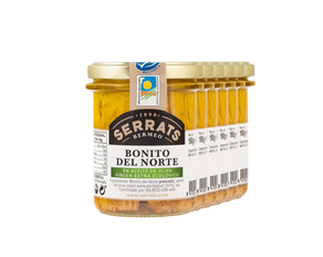 Conserva de Bonito del Norte en aceite ecológico 190g - 6 frascos - SERRATS