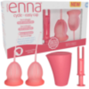 ENNA CYCLE EASY CUP – 2 KOPA + APLIKATZAILEA + ESTERILIZAZIO-ONTZIA