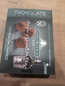 Trufa con ron diplomático
