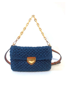 Pochette en paja con doble asa