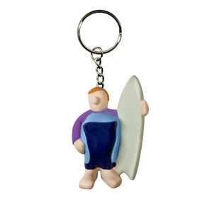 Llavero Surfer Chica Morado