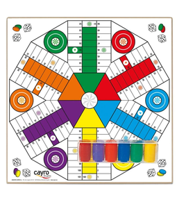 PARCHIS OCA 6 CON ACCESORIOS CAYRO