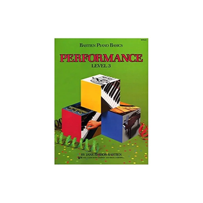 Musika Liburua: Performance (errezitaldia) Level 3 (Ingelesa) Piano Basico Bastien WP213