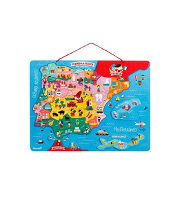 Mapa de España Puzzle magnético