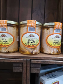 Salmón en aceite de oliva