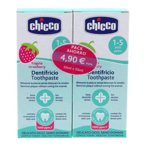 CHICCO PASTA DENTAL DUPLO 2*50 ml