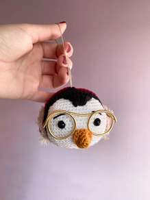 Bola de navidad de pinüino.