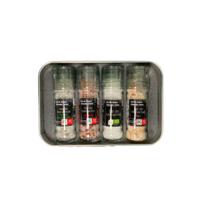 Caja de Molinillos Sal de Añana: 4 sabores