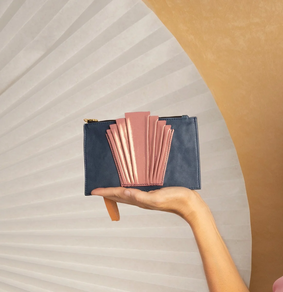 Bolso Riñonera de cuero Flapper