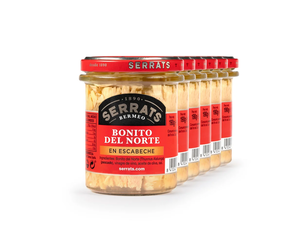 Conserva de Bonito del Norte en escabeche 190g - 6 frascos - SERRATS