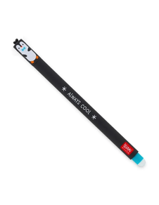 BOLIGRAFO BORRABLE PINGUINO TINTA TURQUESA LEGAMI